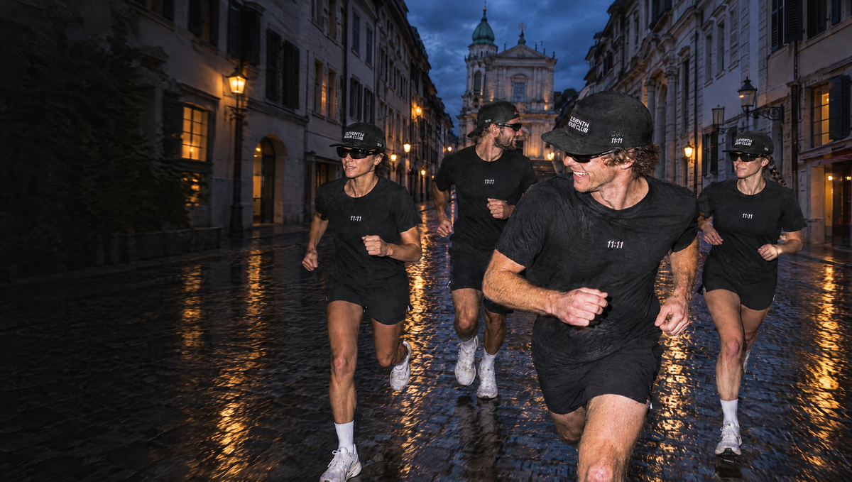 Gruppenlauf durch die Altstadt bei Nacht mit der Performance Cap